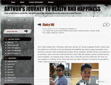 Tablet Screenshot of healthyarthur.wordpress.com