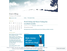 Tablet Screenshot of fishingstranraer.wordpress.com