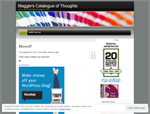 Tablet Screenshot of maggieconv.wordpress.com