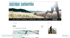 Desktop Screenshot of escapesuburbia.wordpress.com