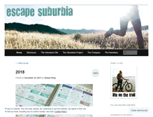Tablet Screenshot of escapesuburbia.wordpress.com