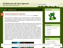 Tablet Screenshot of elbatracio.wordpress.com