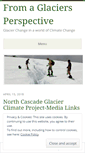 Mobile Screenshot of glacierchange.wordpress.com