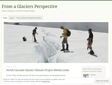 Tablet Screenshot of glacierchange.wordpress.com
