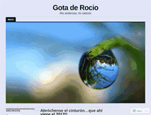 Tablet Screenshot of gotaderociola.wordpress.com