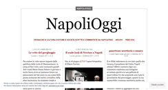 Desktop Screenshot of napolioggi.wordpress.com