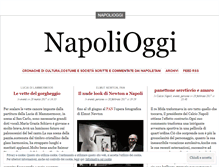 Tablet Screenshot of napolioggi.wordpress.com