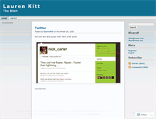 Tablet Screenshot of laurenkitt.wordpress.com