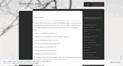 Desktop Screenshot of bryonypearce.wordpress.com