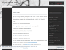 Tablet Screenshot of bryonypearce.wordpress.com