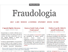 Tablet Screenshot of fraudologia.wordpress.com