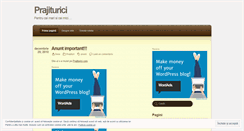 Desktop Screenshot of prajiturici.wordpress.com