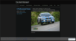 Desktop Screenshot of freespiritmotorsport.wordpress.com