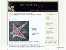 Tablet Screenshot of lostmusickey.wordpress.com