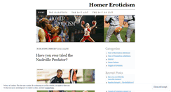 Desktop Screenshot of homereroticism.wordpress.com