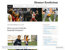 Tablet Screenshot of homereroticism.wordpress.com