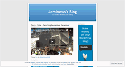 Desktop Screenshot of jeminews.wordpress.com