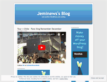 Tablet Screenshot of jeminews.wordpress.com