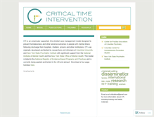 Tablet Screenshot of criticaltime.wordpress.com