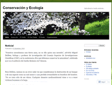 Tablet Screenshot of ecofauna.wordpress.com