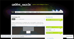 Desktop Screenshot of gr00vehack3r.wordpress.com