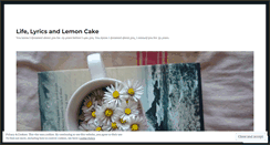 Desktop Screenshot of lifelyricslemoncake.wordpress.com