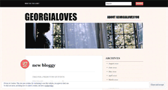 Desktop Screenshot of georgialovesyou.wordpress.com