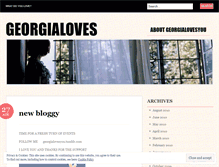 Tablet Screenshot of georgialovesyou.wordpress.com
