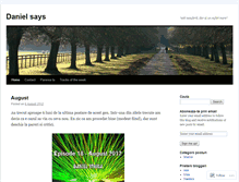Tablet Screenshot of danielstoica.wordpress.com