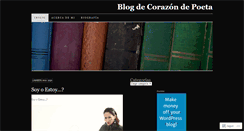 Desktop Screenshot of corazondepoeta.wordpress.com