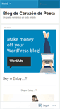 Mobile Screenshot of corazondepoeta.wordpress.com