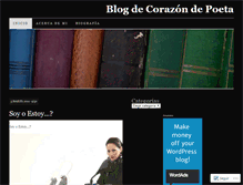 Tablet Screenshot of corazondepoeta.wordpress.com