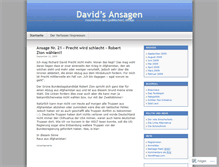 Tablet Screenshot of davidsansagen.wordpress.com