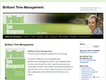 Tablet Screenshot of brillianttimemanagement.wordpress.com