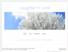 Tablet Screenshot of laughterinlove.wordpress.com