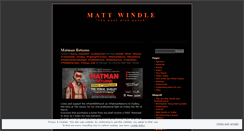 Desktop Screenshot of mattwindle.wordpress.com