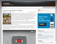 Tablet Screenshot of cornisland.wordpress.com