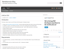 Tablet Screenshot of bantisharma.wordpress.com