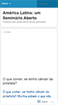 Mobile Screenshot of americalatina2008.wordpress.com