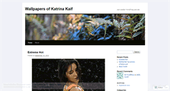 Desktop Screenshot of katrinawallpapers.wordpress.com