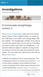 Mobile Screenshot of investigationsblog.wordpress.com