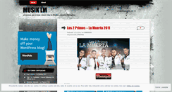 Desktop Screenshot of musiklmblog.wordpress.com