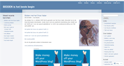 Desktop Screenshot of biddenishetbestebegin.wordpress.com