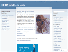 Tablet Screenshot of biddenishetbestebegin.wordpress.com