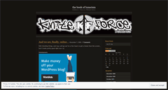 Desktop Screenshot of kniteforce.wordpress.com