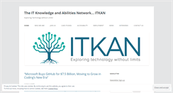 Desktop Screenshot of itkan.wordpress.com