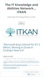 Mobile Screenshot of itkan.wordpress.com