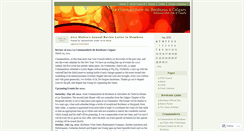 Desktop Screenshot of commanderiedebordeaux.wordpress.com