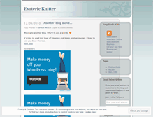 Tablet Screenshot of esotericknitter.wordpress.com