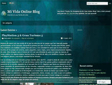 Tablet Screenshot of esmividaonline.wordpress.com
